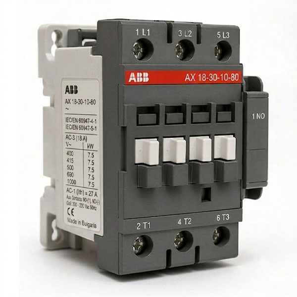 Magnetic Contractors {(7.5kw, AC-3 (18), AC-1 (27)}