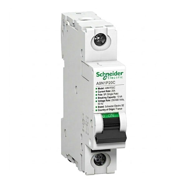 20A, SP, 10KA, MCB (C Curve)