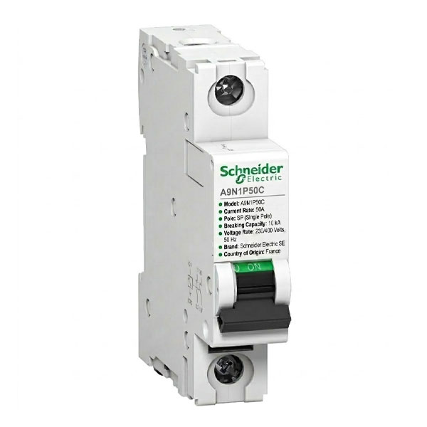 50A, SP, 10KA, MCB (C Curve)