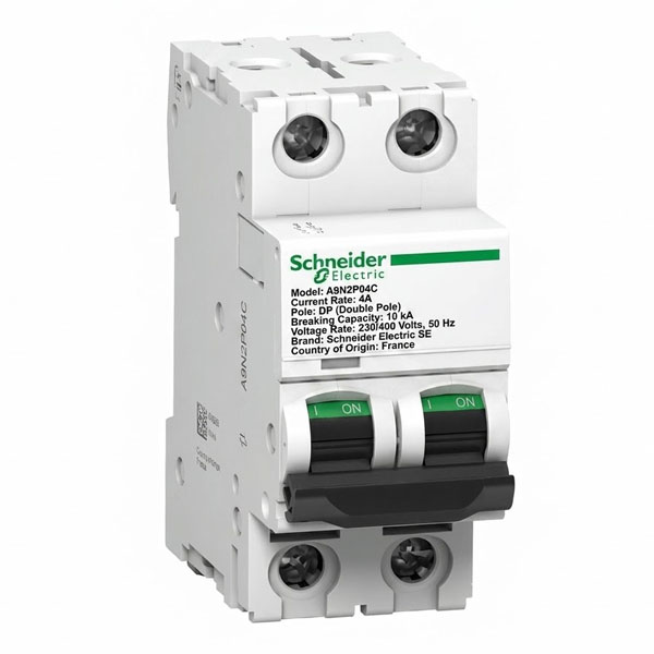 4A, DP, 10KA, MCB (C Curve)
