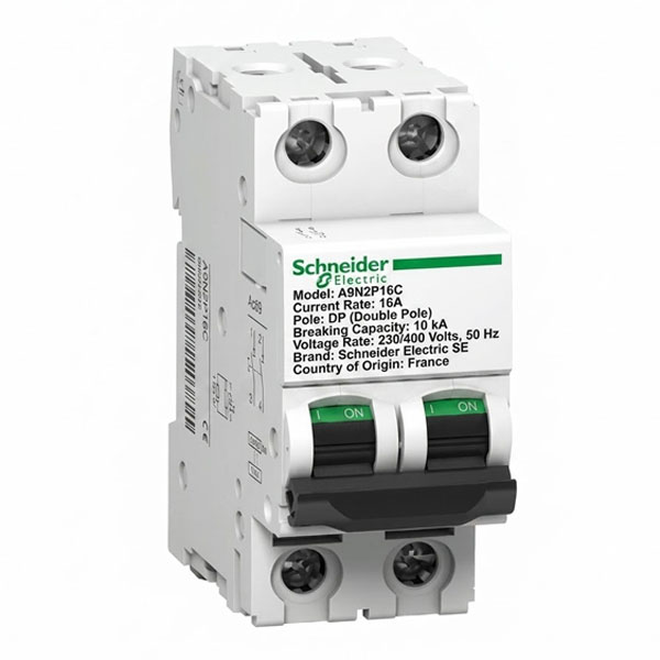 16A, DP, 10KA, MCB (C Curve)