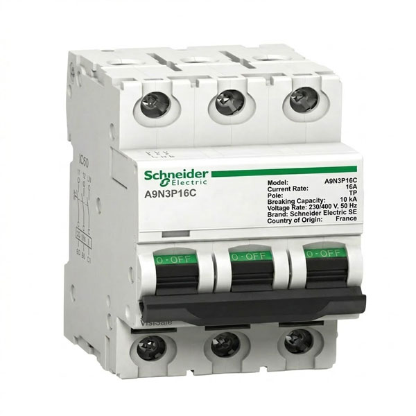 16A, TP, 10KA, MCB (C Curve)