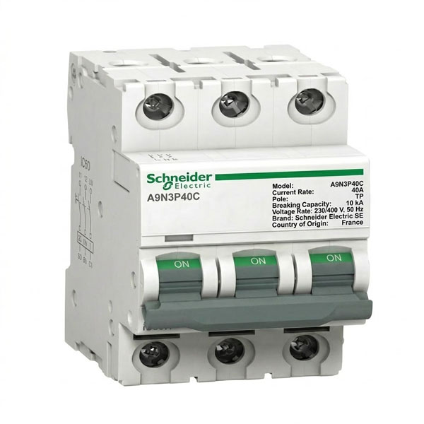 40A, TP, 10KA, MCB (C Curve)