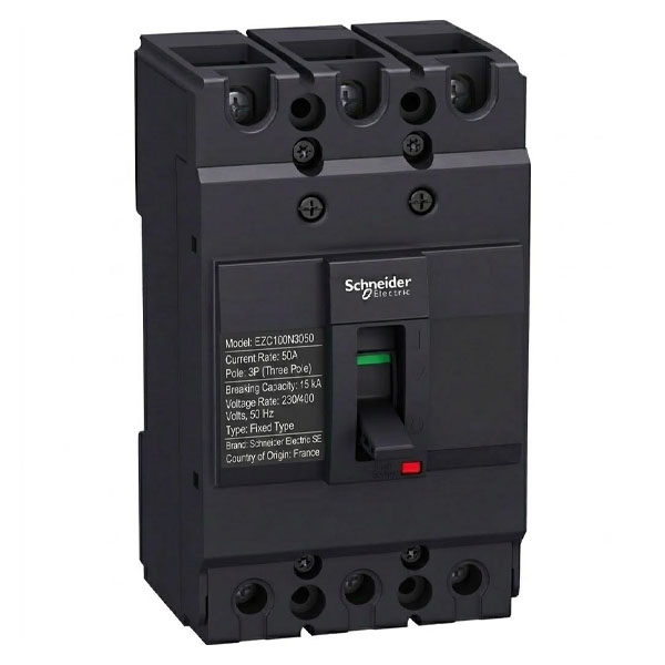 50A, 3P, 15kA, MCCB (Fixed Type Trip Unit)