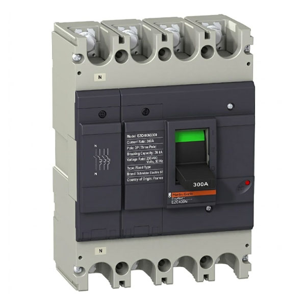300A, 3P, 36KA, MCCB (Fixed Type Trip Unit)