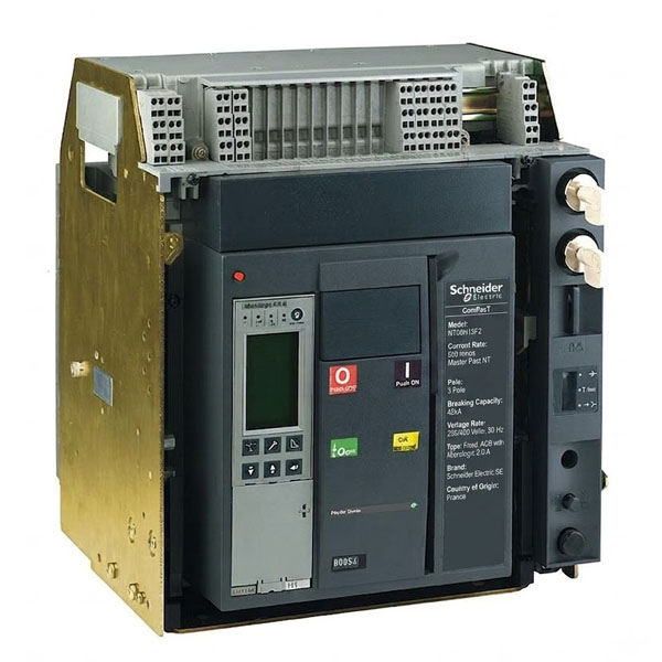 630Amps Master Pact NT, 42KA ( Fixed ) ACB with Micrologic 2.0 A