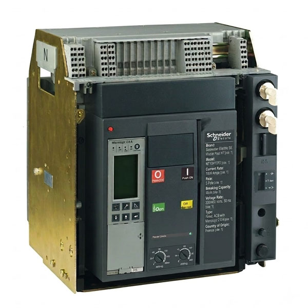 1000 Amps Master Pact NT, 42KA ( Fixed ) ACB with Micrologic 2.0 A