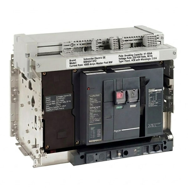 4000 Amps Master Pact NW, 65 kA ( Fixed ) ACB with Micrologic 2.0 A