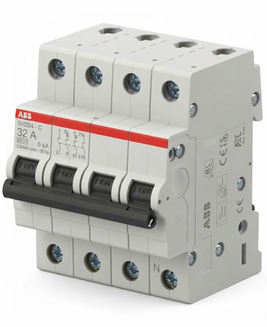 MCB  4P (32A,6KA)